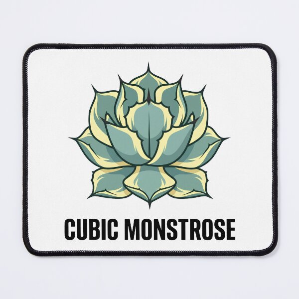 Item preview, Rare Agave Cubic Variegated Monstrose Graphic Streetwear designed and sold by GreenDivisionJP.