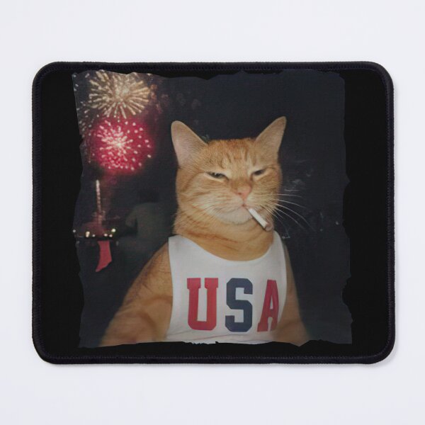 Item preview, Funny Patriotic Orange Cat Vintage 4th of July  designed and sold by CoreyBurch.