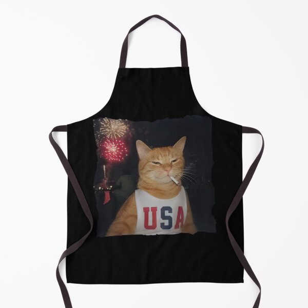 Item preview, Funny Patriotic Orange Cat Vintage 4th of July designed and sold by CoreyBurch.