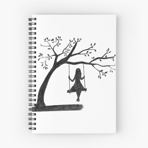 Item preview, Girl on a Tree Swing  designed and sold by Craavva.