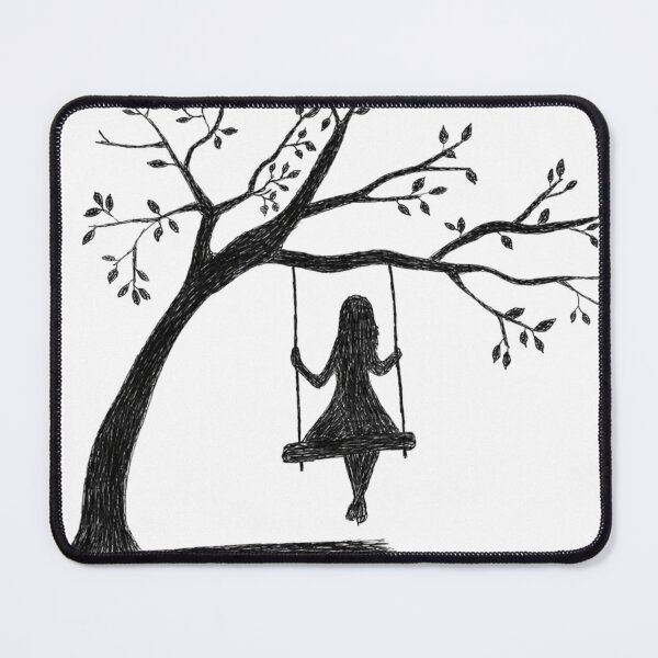Item preview, Girl on a Tree Swing designed and sold by Craavva.