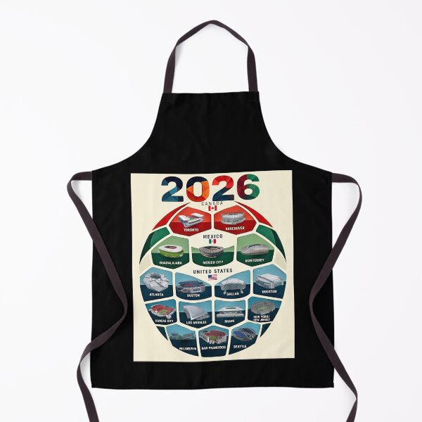Item preview, 2026 North America Host Soccer Stadiums designed and sold by SHELOPS.
