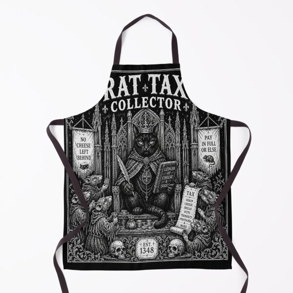 Item preview, Rat Tax Collector – Medieval Gothic Cat | Dark Humor Plaguecore Design designed and sold by Jankes88.