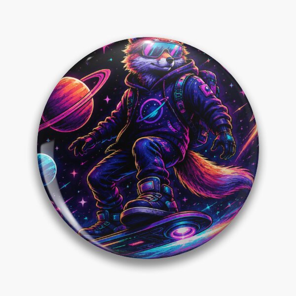 Item preview, Cosmic Fox Astronaut Space Adventure Art designed and sold by Rixben.