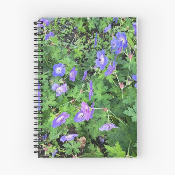 Artikelvorschau, Purple Wildflowers in Spring Garden entworfen und verkauft von PhuongVoArt.