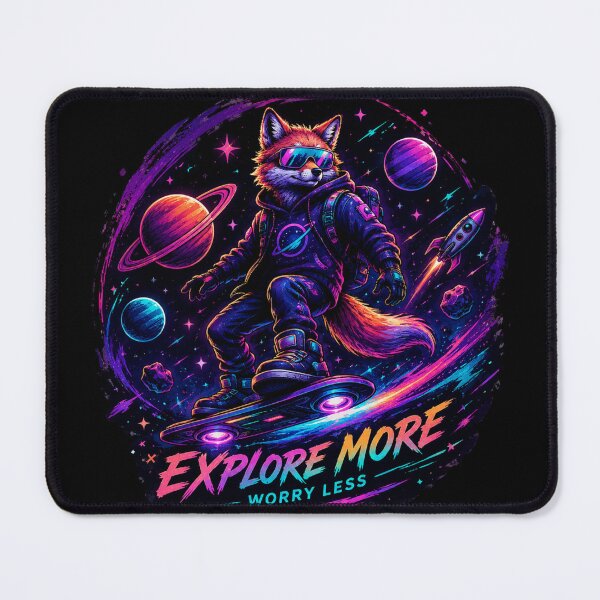 Item preview, Cosmic Fox Astronaut Space Adventure Art designed and sold by Rixben.