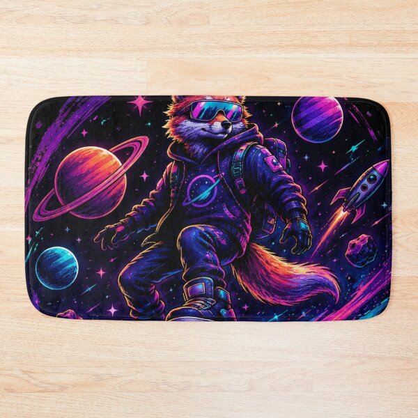 Item preview, Cosmic Fox Astronaut Space Adventure Art designed and sold by Rixben.