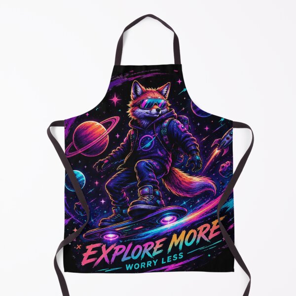 Item preview, Cosmic Fox Astronaut Space Adventure Art designed and sold by Rixben.