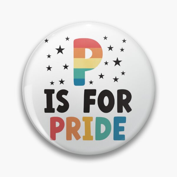 Item preview, P Is For Pride, LGBTQ+ Pride Equality, Proud Ally, Equality  designed and sold by toongstudio.