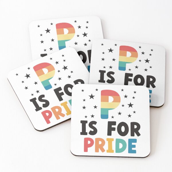 Item preview, P Is For Pride, LGBTQ+ Pride Equality, Proud Ally, Equality  designed and sold by toongstudio.