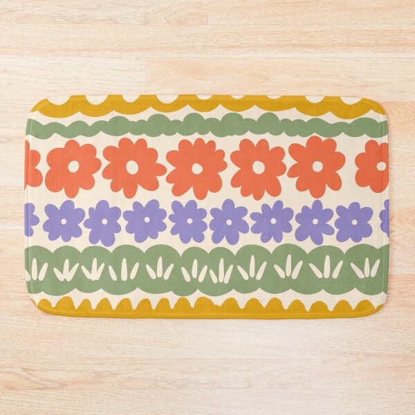 Item preview, Spring Cottage Folk Pattern designed and sold by soheedesigns.