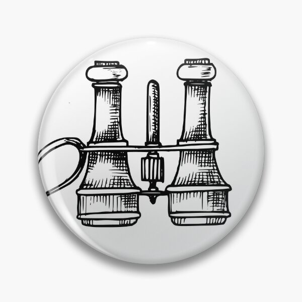 Item preview, Vintage Binoculars Illustration designed and sold by Alisles.