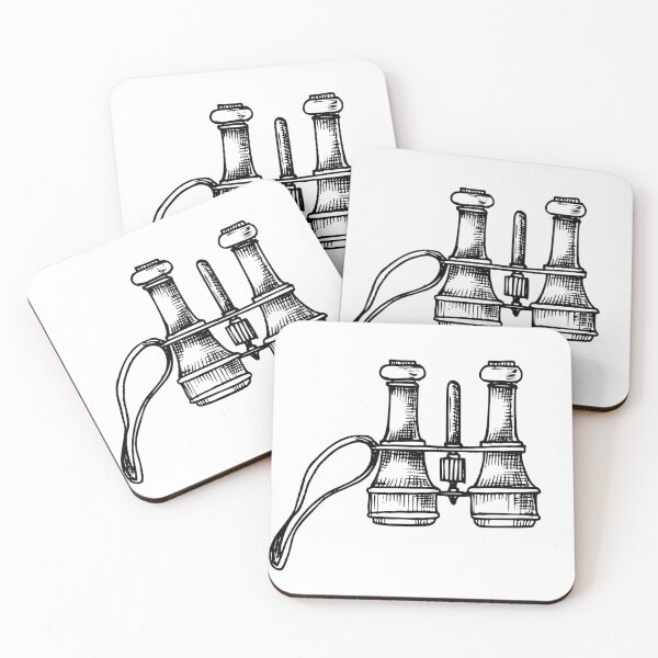 Item preview, Vintage Binoculars Illustration designed and sold by Alisles.