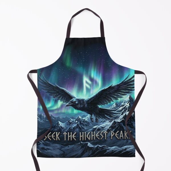 Item preview, Odin's Raven Norse Mythology T-Shirt - Seek The Highest Peaks Viking Graphic designed and sold by Gabe1983.