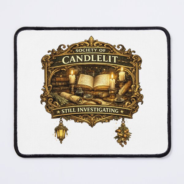Item preview, Society of Candlelit Research – Still Investigating Victorian Scholar Emblem designed and sold by MrDev.