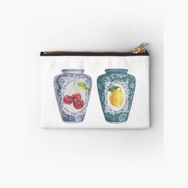 Item preview,  Vintage Lemon in Ceramic Vase Blue Grenen China Art  designed and sold by Atlasoloji.