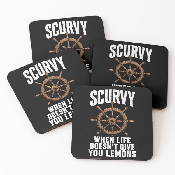 Item preview, Scurvy When Life Doesn't Give You Lemons Funny Pirate Sailor designed and sold by JackCurtis1991.