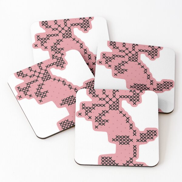Item preview, Pink polka dot whimsical flower designed and sold by 102quincey.