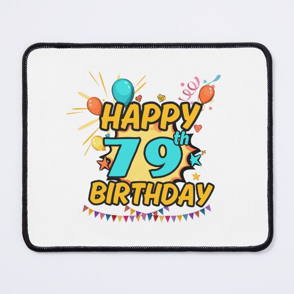 Item preview, Happy 79th Birthday Fun Design designed and sold by variant designer.