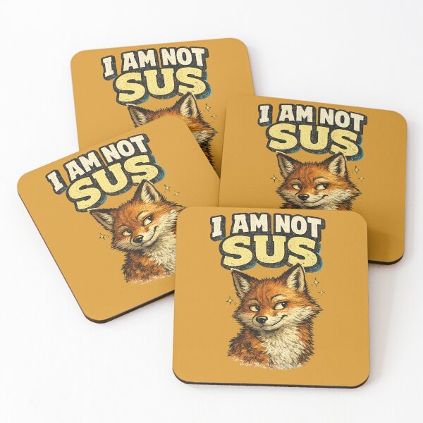 Artikelvorschau, Ich bin nicht verdächtig! Grinsender Fuchs – Lustiges Gamer-Meme – Among Us Humor | Geschenk für Fuchs-Fans entworfen und verkauft von irfanshikh.