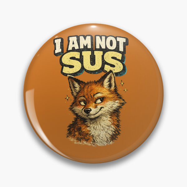 Item preview, I Am Not Sus Smirking Fox Funny Gamer Meme Art – Among Us Humor | Fox Lover Gift designed and sold by irfanshikh.