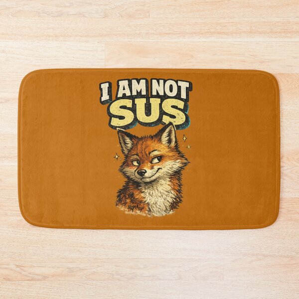 Item preview, I Am Not Sus Smirking Fox Funny Gamer Meme Art – Among Us Humor | Fox Lover Gift designed and sold by irfanshikh.