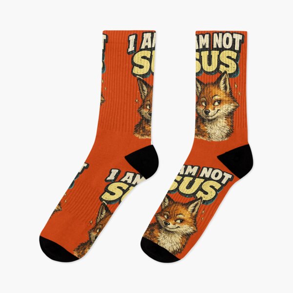 Item preview, I Am Not Sus Smirking Fox Funny Gamer Meme Art – Among Us Humor | Fox Lover Gift designed and sold by irfanshikh.