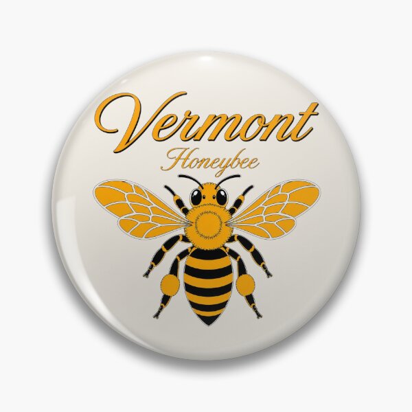 Item preview, Vermont Honeybee Vintage Nature Illustration designed and sold by The-Drip-Studio.