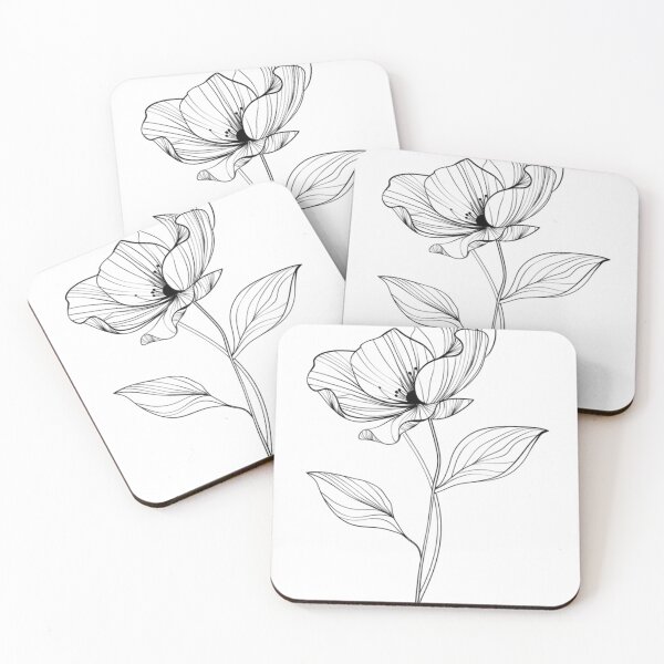 Item preview, Minimalist Floral Line Art Design designed and sold by Shepik.