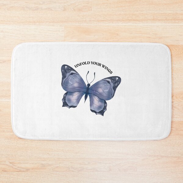 Item preview, Blue Butterfly Sticker | Unfold Your Wings Inspirational Art designed and sold by Pandey14.