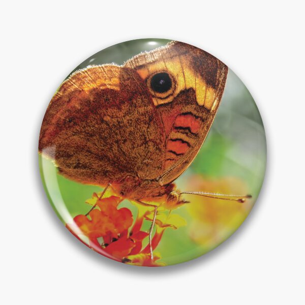 Item preview, Tropical Buckeye Butterfly Readying for Takeoff designed and sold by Kay Brewer.