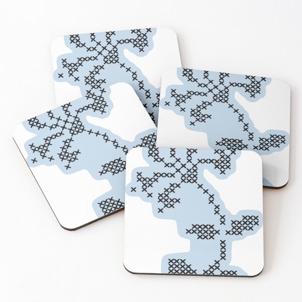 Item preview, Blue whimsical flower designed and sold by 102quincey.