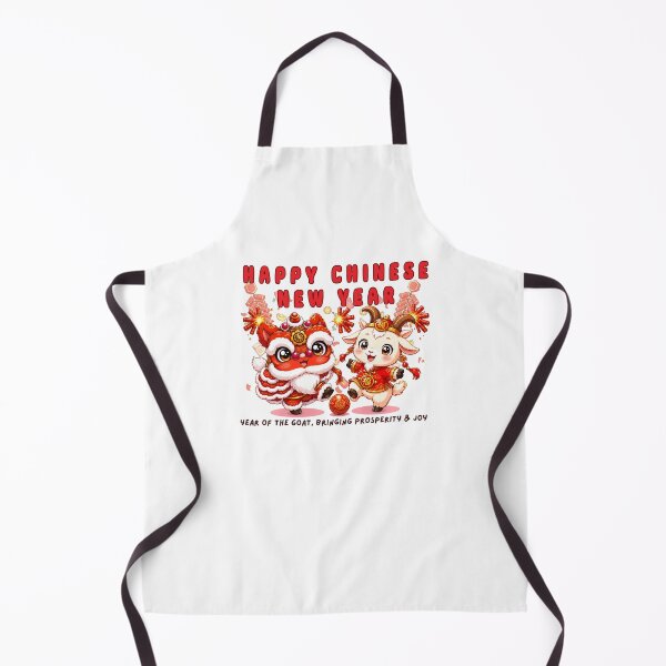 Item preview, Happy Chinese New Year Year of the Goat Kawaii Lion Dance Lucky Goat Lunar New Year Design designed and sold by Beeform.