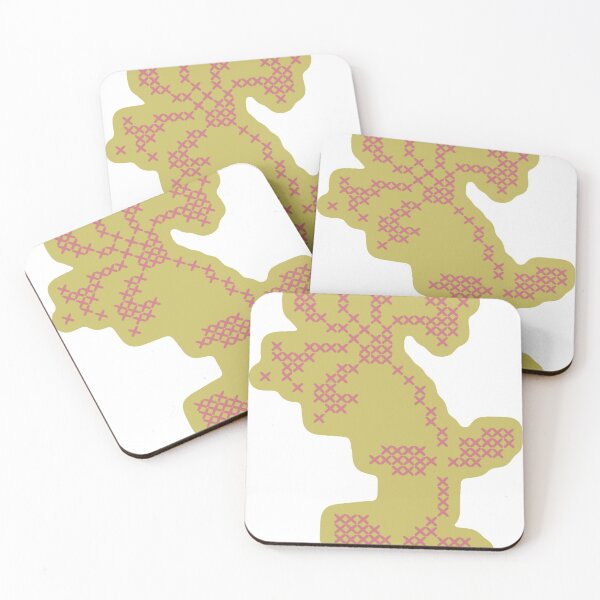 Item preview, Green and pink whimsical flower designed and sold by 102quincey.
