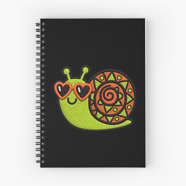 Item preview, Cool Snail Embroidery Patch | Kawaii Snail with Heart Sunglasses designed and sold by ColorSplash123.