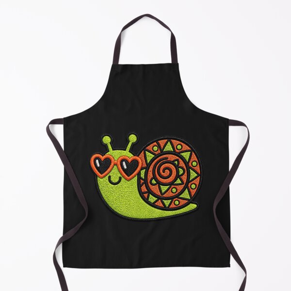 Item preview, Cool Snail Embroidery Patch | Kawaii Snail with Heart Sunglasses designed and sold by ColorSplash123.