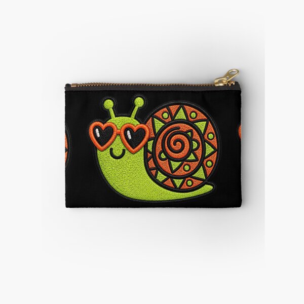 Item preview, Cool Snail Embroidery Patch | Kawaii Snail with Heart Sunglasses designed and sold by ColorSplash123.