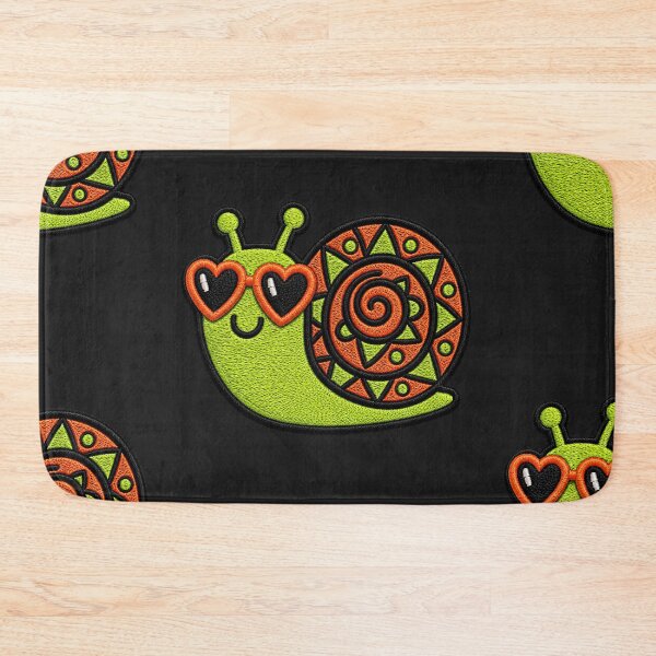 Item preview, Cool Snail Embroidery Patch | Kawaii Snail with Heart Sunglasses designed and sold by ColorSplash123.