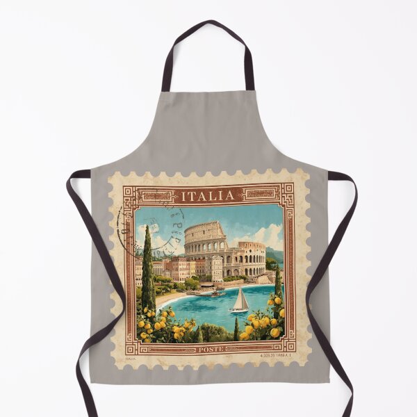 Item preview, Vintage Italy Postage Stamp – Antique Italian Travel Stamp on Aged Paper designed and sold by Timeless Decor.
