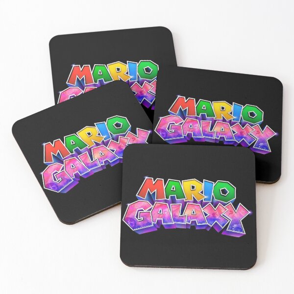 Item preview, Super Mario Galaxy 3D Retro Cosmic Title Logo designed and sold by harleymbarret.