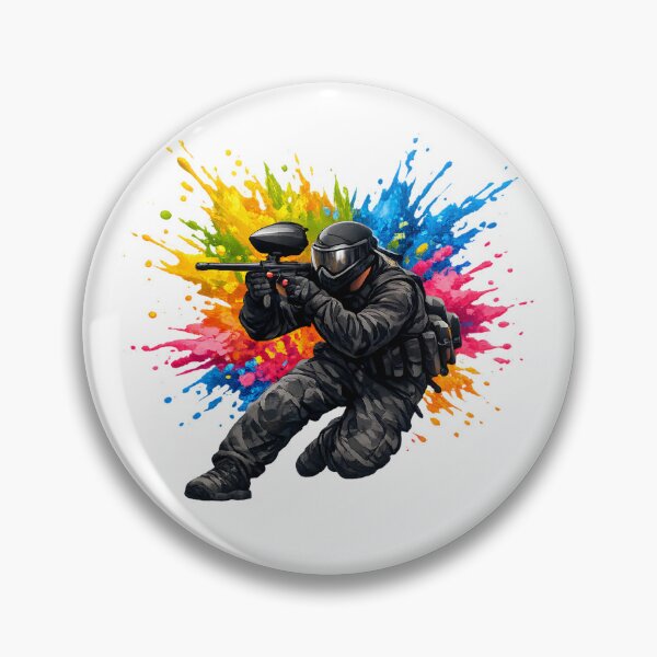 Item preview, Paintball Player in Action designed and sold by OTSC.