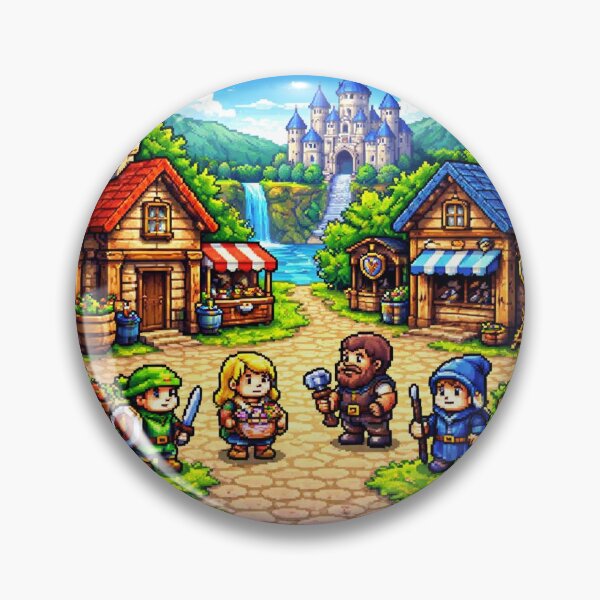 Item preview, Pixel Fantasy Village Adventure designed and sold by Pixolon.