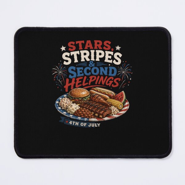Item preview, Stars, Stripes & Second Helpings Fourth Of July BBQ American Patriot designed and sold by JonesFlora2025.