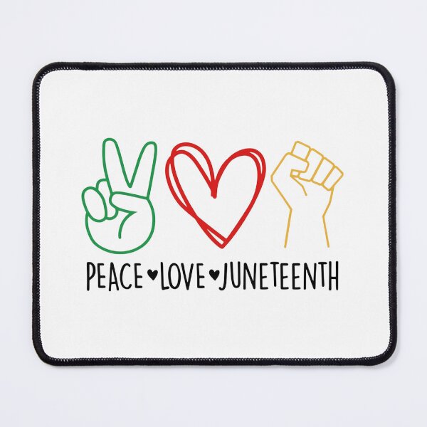 Item preview, Juneteenth, Peace Love Juneteenth, Free-ish, Black Culture, Black History, Black Lives Matter, Melanin designed and sold by toongstudio.