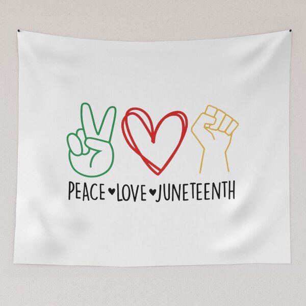 Item preview, Juneteenth, Peace Love Juneteenth, Free-ish, Black Culture, Black History, Black Lives Matter, Melanin designed and sold by toongstudio.