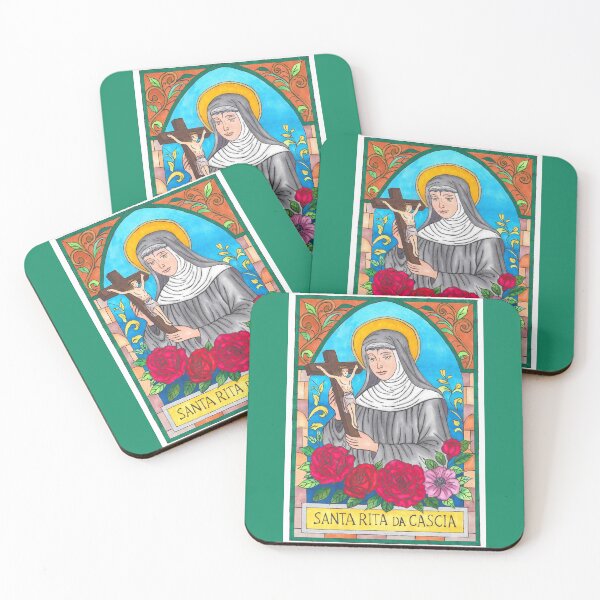 Item preview, Saint Rita of Cascia, Rose of Hope designed and sold by tarek-artworks.