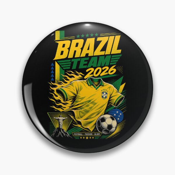 Item preview, Brazil, Retro Jersey Passion and Glory 2026 designed and sold by Imprearte.
