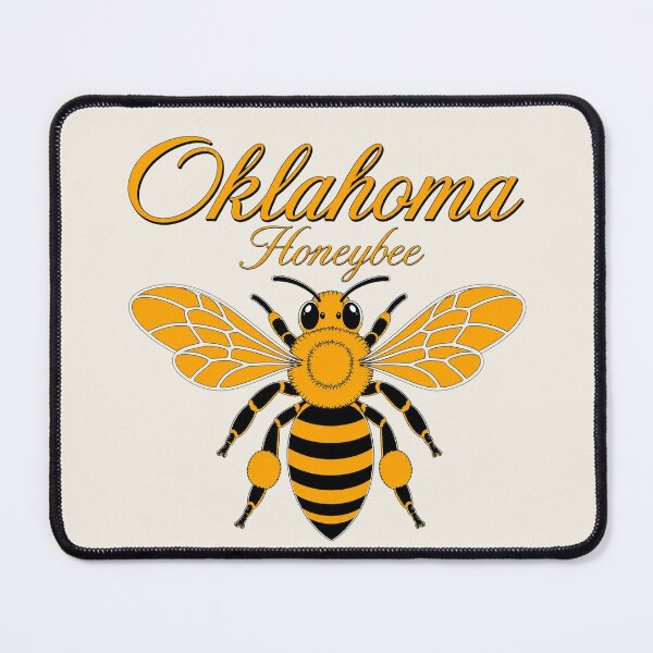 Item preview, Oklahoma Honeybee State Insect Poster designed and sold by The-Drip-Studio.