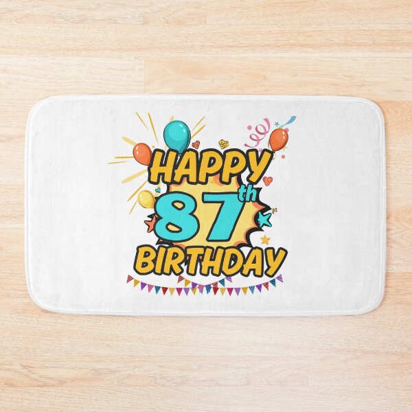 Item preview, Happy 87th Birthday Party Design designed and sold by variant designer.