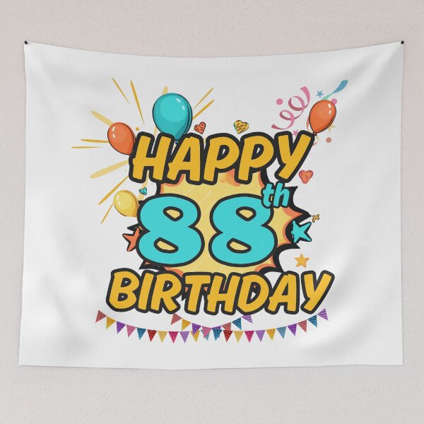 Item preview, Happy 88th Birthday Celebration Design designed and sold by variant designer.